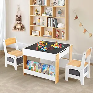 Asweets Kids Table and Chair Set